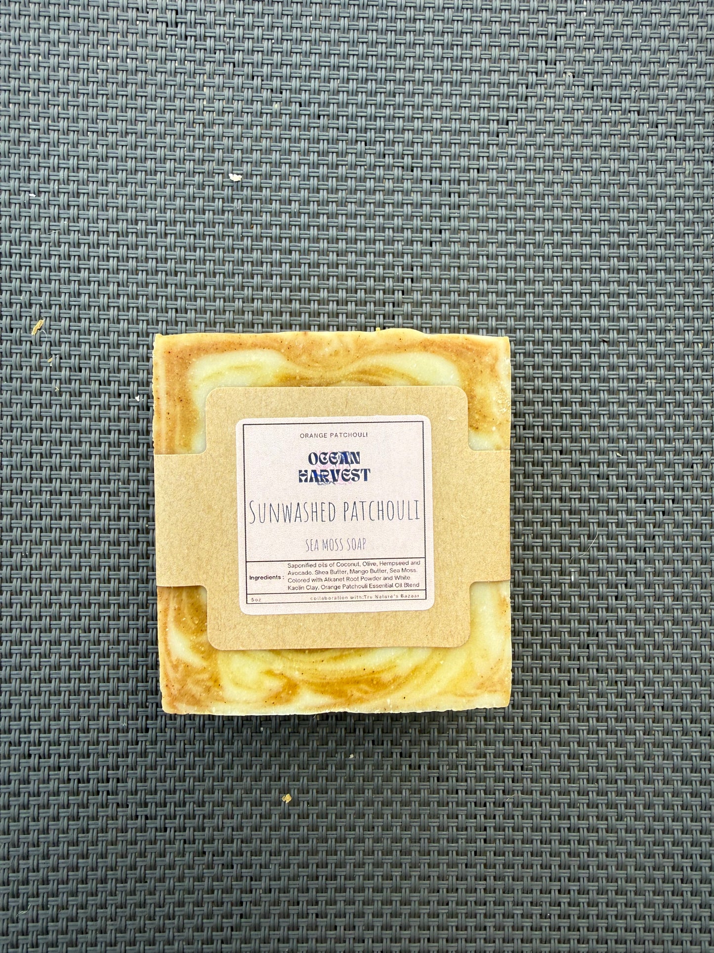 Sunwashed Patchouli Sea Moss Soap