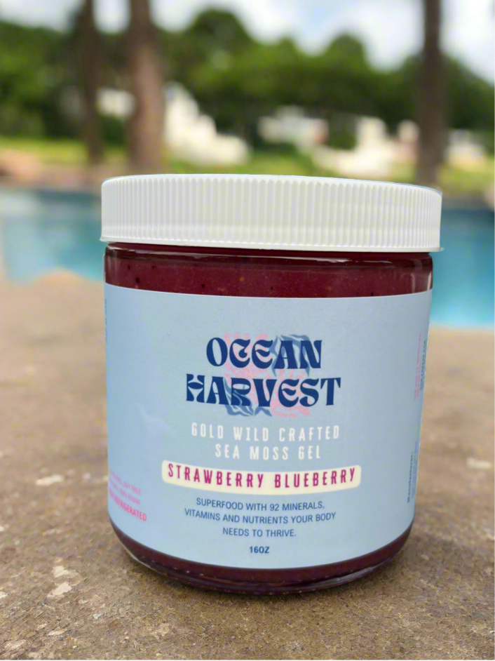 Strawberry and Blueberry Wild Harvest Sea Moss Gel