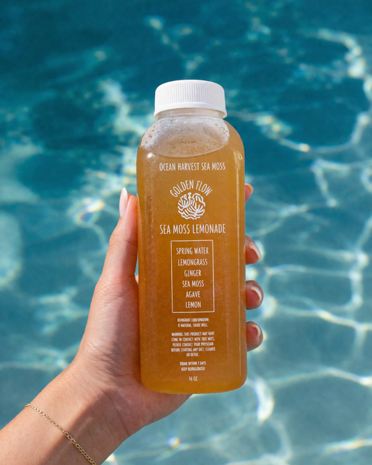 Golden Flow Sea Moss Lemonade